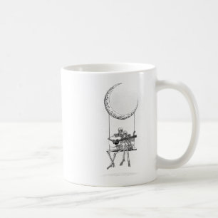 Skeleton Moon Band T-Shirts - Rock and Roll Konzer Kaffeetasse