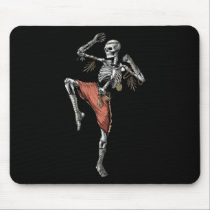 Skeleton Muay Thai Boxing Karate Kickboxing Martia Mousepad