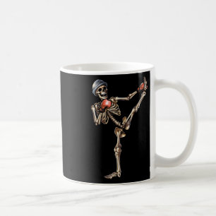Skeleton Muay Thai Halloween Kickboxen Mma Kämpfer Kaffeetasse