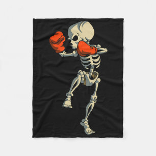 Skeleton Muay Thai Kick Boxing Mixed Martial Arts Fleecedecke