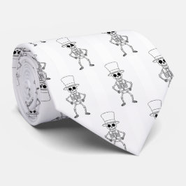 Skeleton necktie krawatte