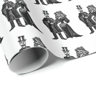 Skeleton-Paar - Geschenkpapier (Anpassen)
