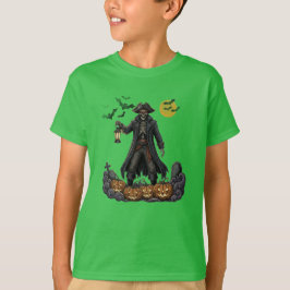 Skeleton Pirate" Spooky Halloween Kids-T - Shirt