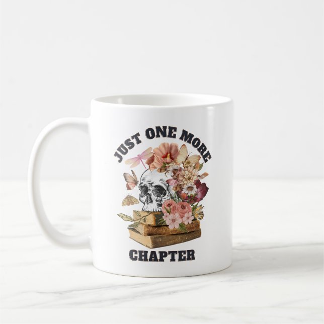 SKELETON READER NUR EIN KAPITEL KAFFEETASSE (Links)
