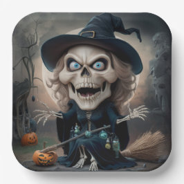 Skeleton-Reihe 1 Pappteller