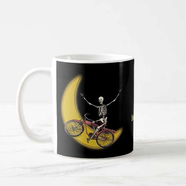 Skeleton Reiten Tasse (Links)