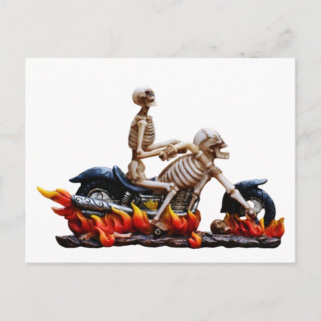 Skeleton Rider Postkarte (Vorderseite)