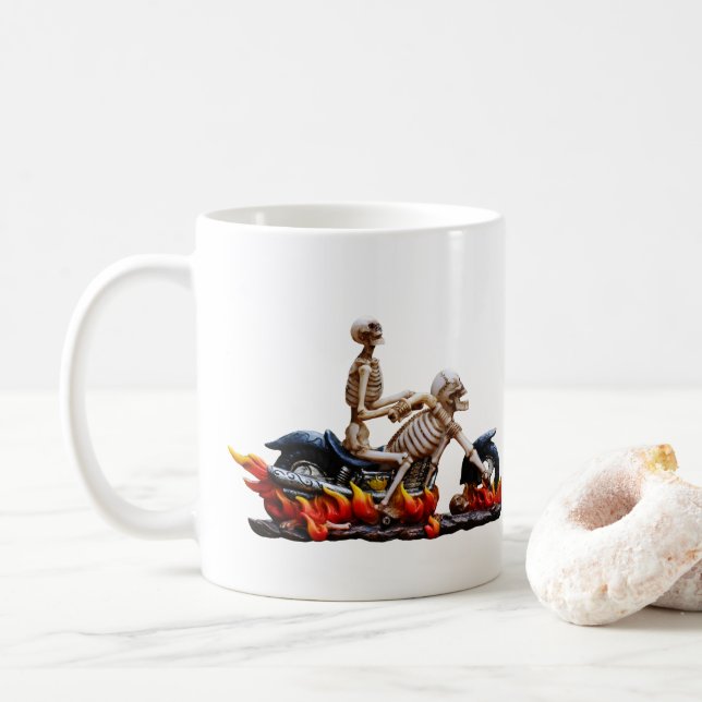 Skeleton Rider Tasse (Mit Donut)