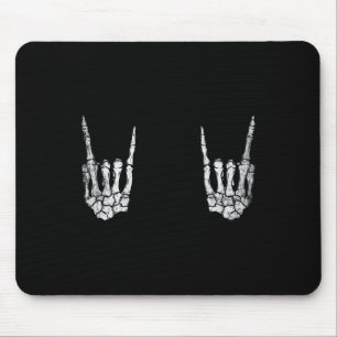 Skeleton Rock Hand Lazy Halloween Kostüm Coolen Bö Mousepad