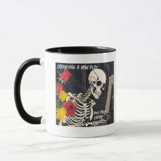 Skeleton & Rose Schriftsteller-Tasse Tasse