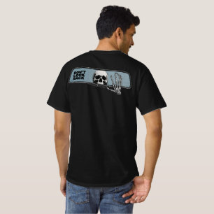 Skeleton Rückspiegel-T-Shirt – Blick nicht zurück T-Shirt
