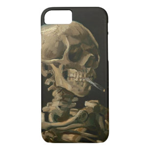 Skeleton Schädel mit brennender Zigarette durch Case-Mate iPhone Hülle