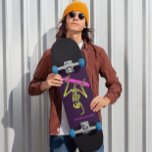 SKELETON SKATEBOARD "KNOCHEN ZU WILD" SKATEBOAR<br><div class="desc">SKELETON SKATEBOARD AUF DER SKATEBOARD</div>
