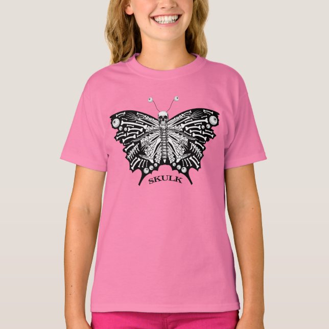 SKELETON - Skulkschmetterling T-Shirt (Vorderseite)