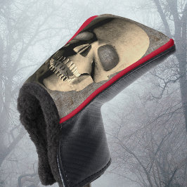 Skeleton Skull Golf Head Putter Cover Golf Headcover