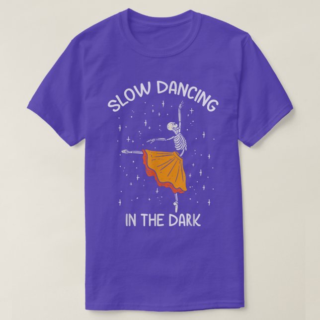 Skeleton Slow Dancing in der Dunklen Ballet Tänzer T-Shirt (Design vorne)
