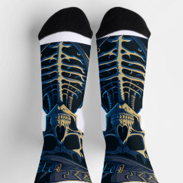 Skeleton socs socken