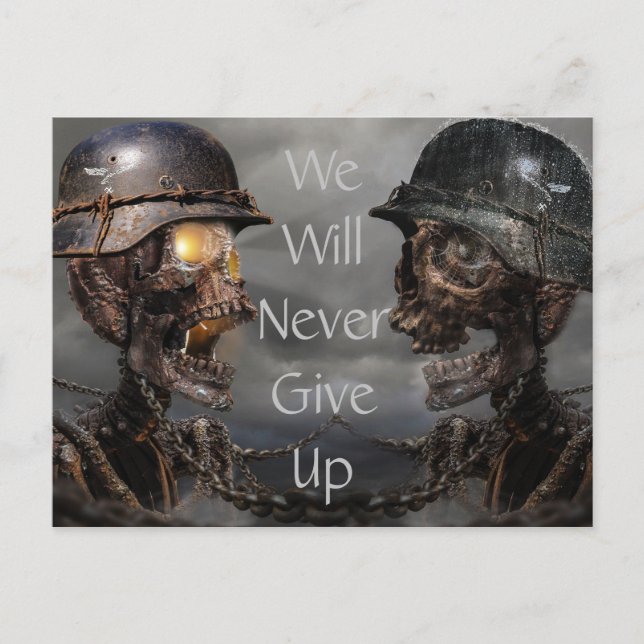 Skeleton Soldiers Postkarte (Vorderseite)