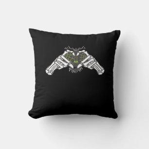 Skeleton Spider Heart Kissen