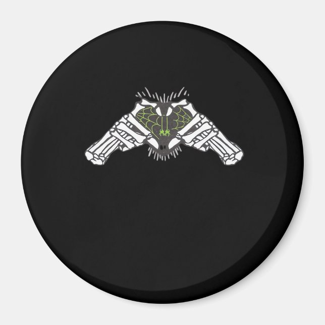 Skeleton Spider Heart Magnet (Vorne)
