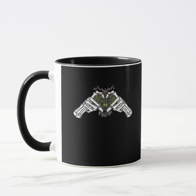 Skeleton Spider Heart Tasse (Links)