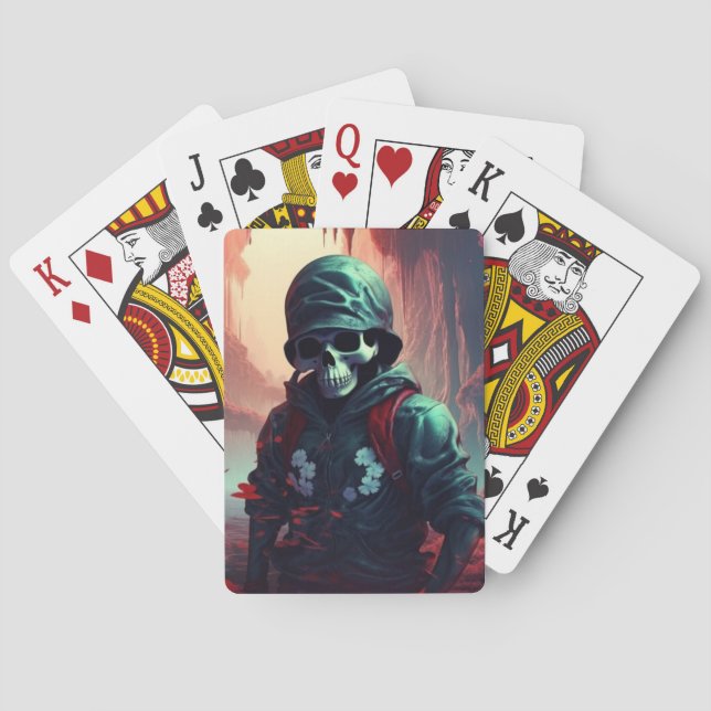 Skeleton Spielkarten (Rückseite)