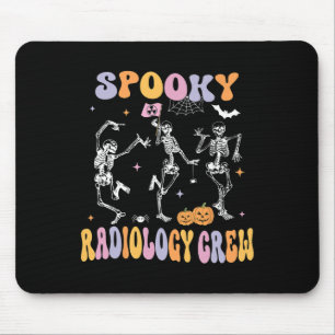 Skeleton Spooky Radiology Crew Röntgen Tech Hallow Mousepad