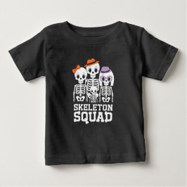 Skeleton Squad Halloween Familie passt zusammen Baby T-shirt