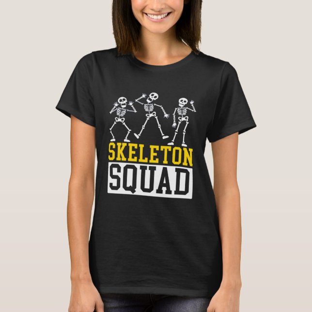 Skeleton Squad Rad Tech Radiology Radiographer Rad T-Shirt (Vorderseite)