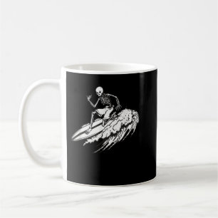 Skeleton Surf T - Shirt Kaffeetasse