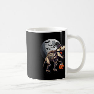 Skeleton T Rex Dinosaur Fun Halloween Pumpkin Boys Kaffeetasse