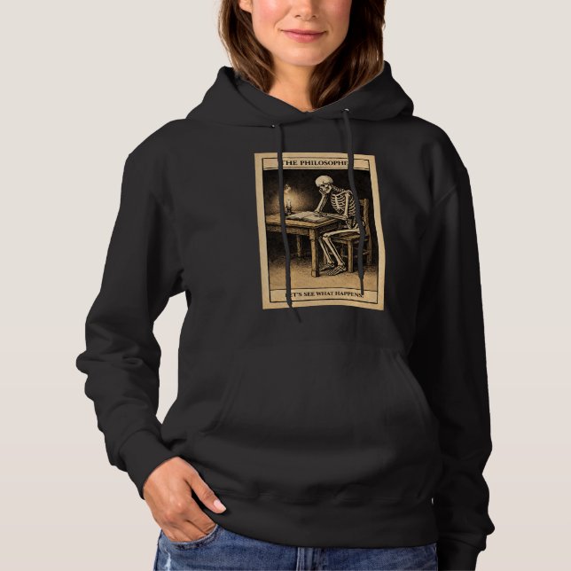 Skeleton Thinker Hoodie (Vorderseite)