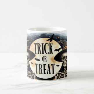 Skeleton Trick oder Treat Morph Tasse
