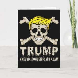 Skeleton Trump macht Halloween wieder gruselig Ame Karte