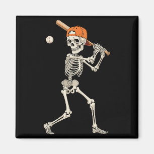Skeleton Vater Groovy Dada Halloween Kostümpocket Magnet
