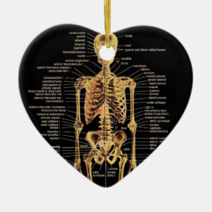 Skeleton Verzierung Keramikornament