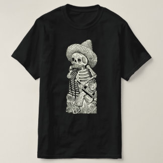 Skeleton Vintag Graphic T - Shirt