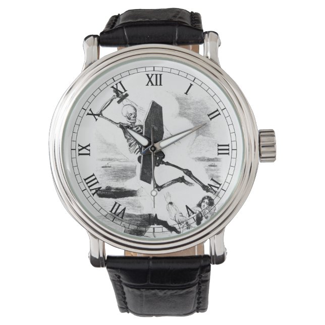 Skeleton Warrior-Uhr Armbanduhr (Vorderseite)