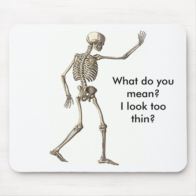 Skeleton Waving Mousepad (Vorne)