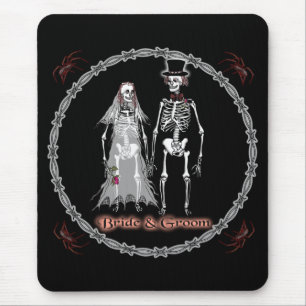 Skeleton Wedding Mousepad