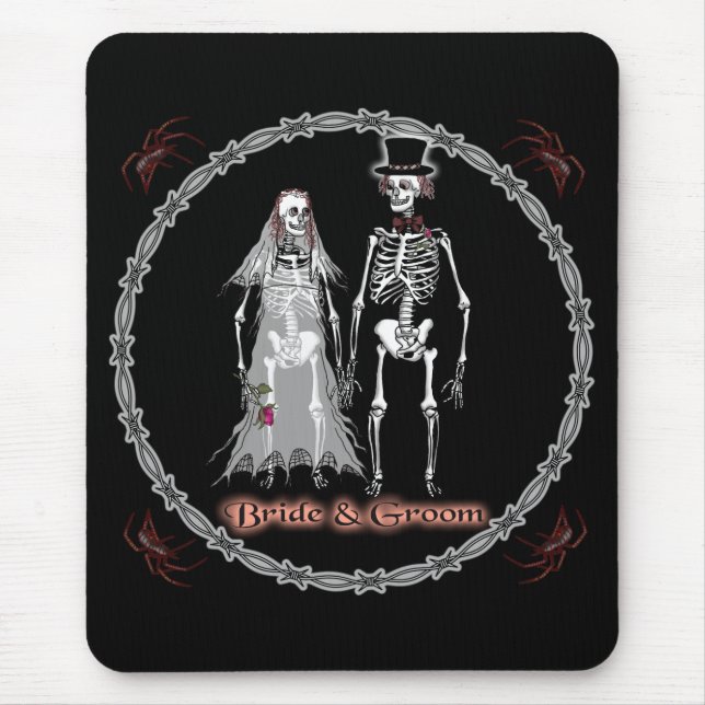 Skeleton Wedding Mousepad (Vorne)