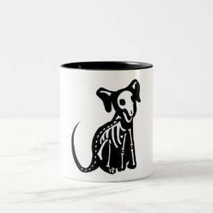 Skeleton Welpe Zweifarbige Tasse