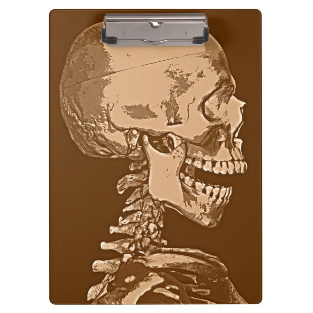Skeleton-Zwischenablage Klemmbrett (Vorderseite)