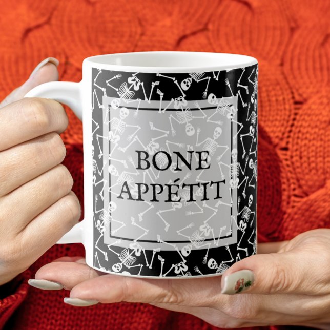 Skeletons BONE APPÉTIT Kaffeetasse (Von Creator hochgeladen)