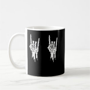 Skeletons Hand Holds Pastel Polka Dot Egg Happy E Kaffeetasse