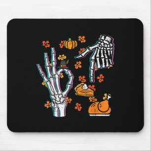 Skelett 67 Meme Lustiges Erntedankfest 6 7 Jungen  Mousepad