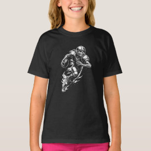 Skelett American-Football-Spieler T-Shirt