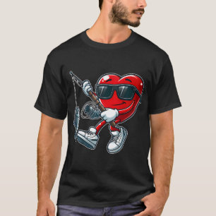 Skelett-Angler-Halloween-Kostüm-Angeln-Jungen Ki T-Shirt
