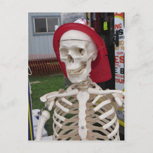 Skelett anzeigen postkarte