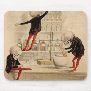 Skelett-Apotheke Mousepad